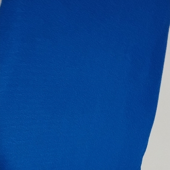 Royal Blue Sleeveless Crew Neck Boxy Tank Top - Picture 6 of 6